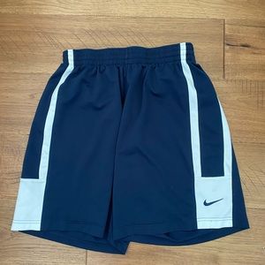 Womens Nike Basketball Navy Shorts